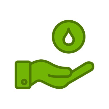 Basit dezenfektan simgesi, vektör illüstrasyonu