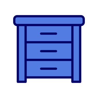 Yan Tablo basit simgesi, vektör illüstrasyonu