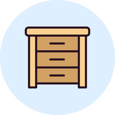 Yan Tablo basit simgesi, vektör illüstrasyonu