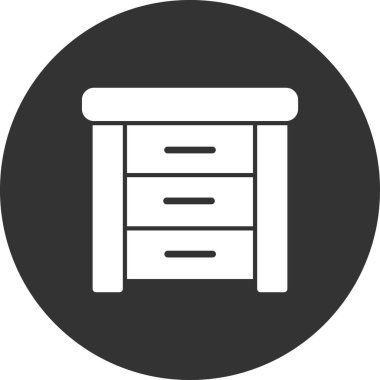 Yan Tablo basit simgesi, vektör illüstrasyonu