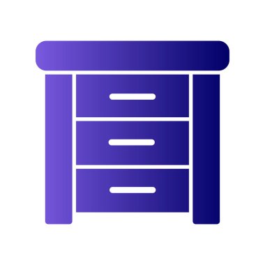 Yan Tablo basit simgesi, vektör illüstrasyonu