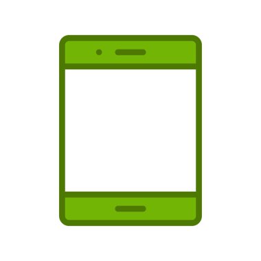 tablet simge vektör illüstrasyonu