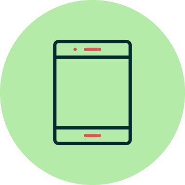 tablet simge vektör illüstrasyonu