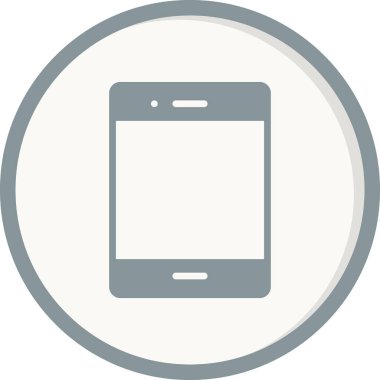 tablet simge vektör illüstrasyonu