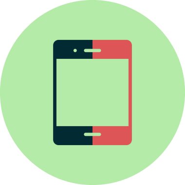 tablet simge vektör illüstrasyonu