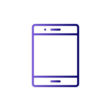 tablet simge vektör illüstrasyonu