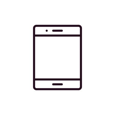 tablet simge vektör illüstrasyonu