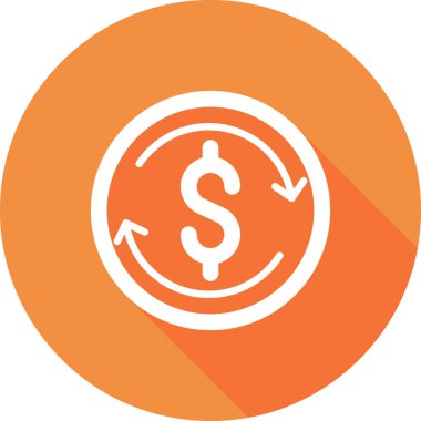 Exchange basit simgesi, vektör çizim