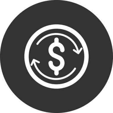 Exchange basit simgesi, vektör çizim