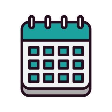 calendar icon, vector illustration design