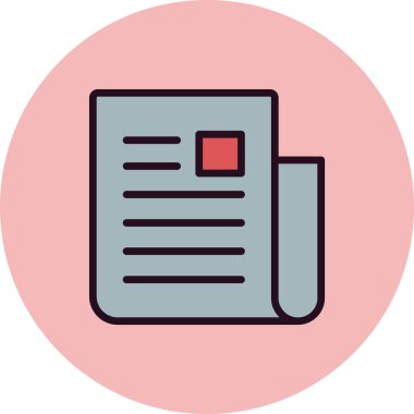 Madde basit simgesi, vektör illüstrasyonu