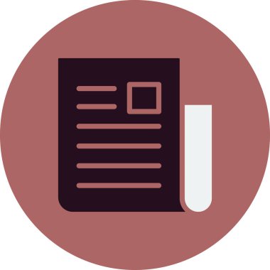 Madde basit simgesi, vektör illüstrasyonu