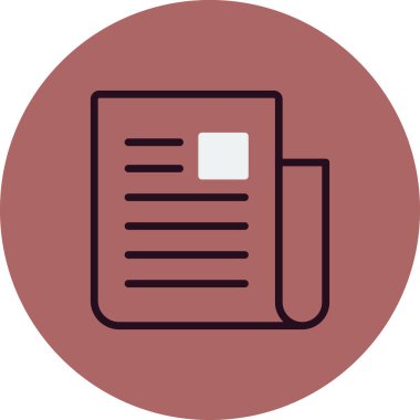 Madde basit simgesi, vektör illüstrasyonu