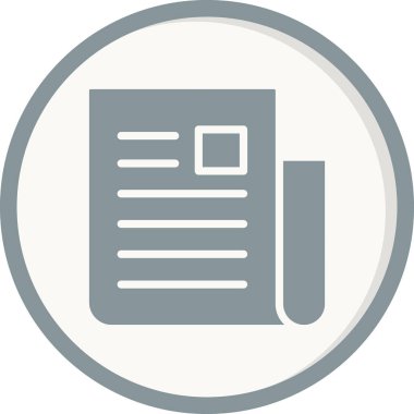 Madde basit simgesi, vektör illüstrasyonu