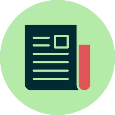 Madde basit simgesi, vektör illüstrasyonu