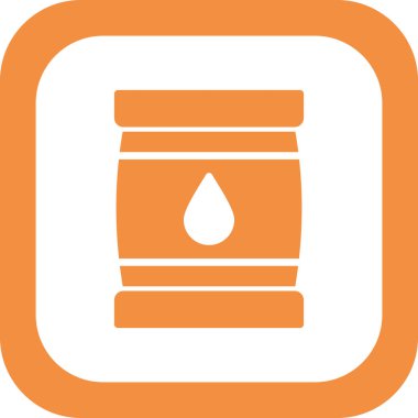 petrol varil basit kutsal kişilerin resmi, vektör çizim