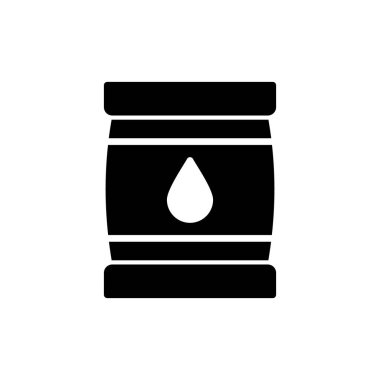 petrol varil basit kutsal kişilerin resmi, vektör çizim