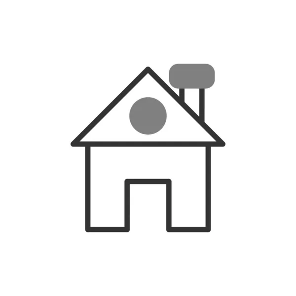 Ícone Casa Ilustração Vetorial Simples —  Vetores de Stock