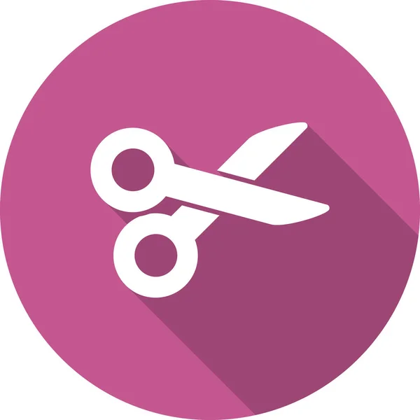Scissors Icon Vector Sign Illustration — Stockvector
