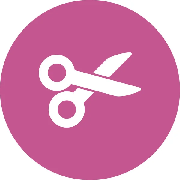 Scissors Icon Vector Sign Illustration — Vetor de Stock