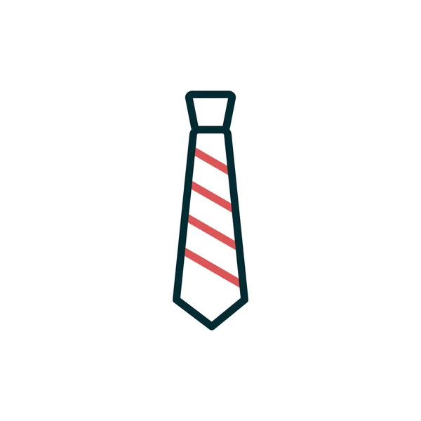 领带的扁平图标 — 图库矢量图片