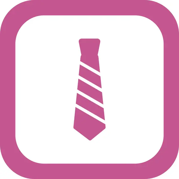 领带的扁平图标 — 图库矢量图片
