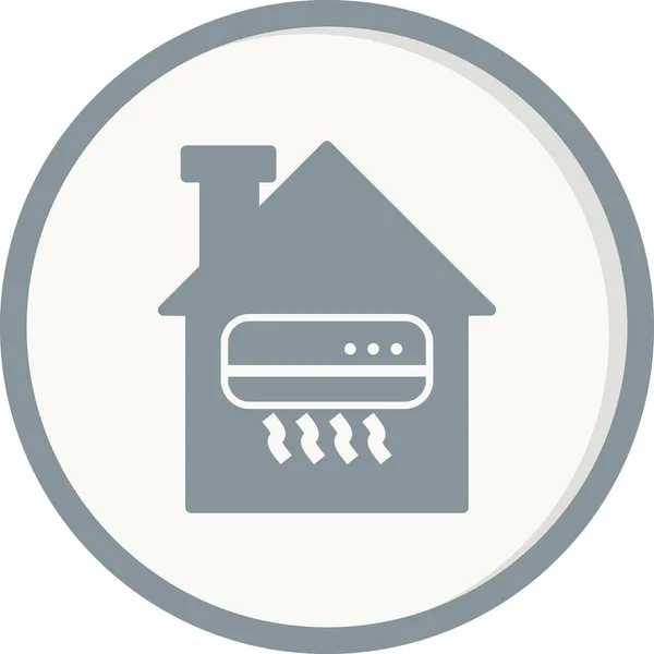 Klimaanlage Einfaches Symbol Vektorillustration — Stockvektor