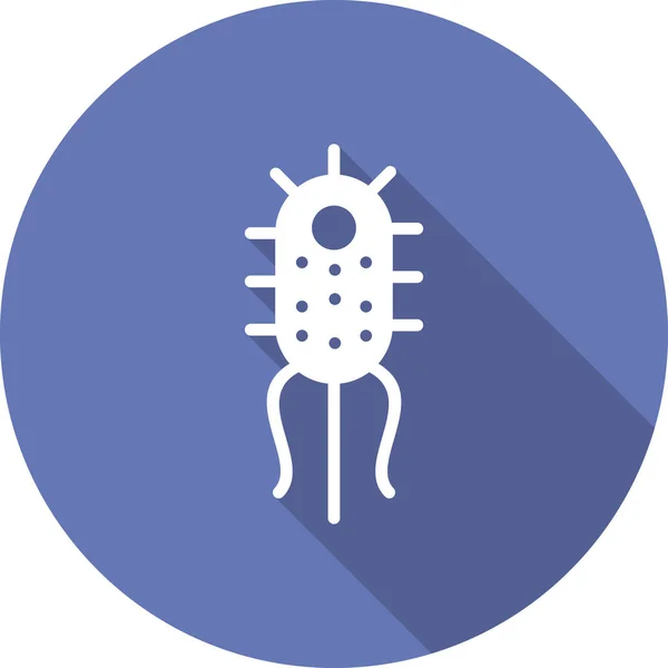 Bacteria Simple Icon Vector Illustration — 图库矢量图片