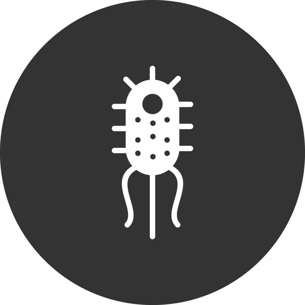 Bacteria Simple Icon Vector Illustration — Stockvector