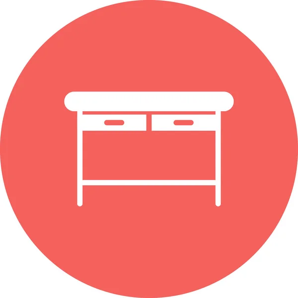 Desk Icon Vektor Für Ihr Web Und Mobiles App Design — Stockvektor