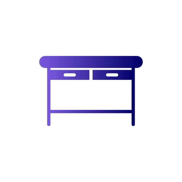 Desk Icon Vektor Für Ihr Web Und Mobiles App Design — Stockvektor