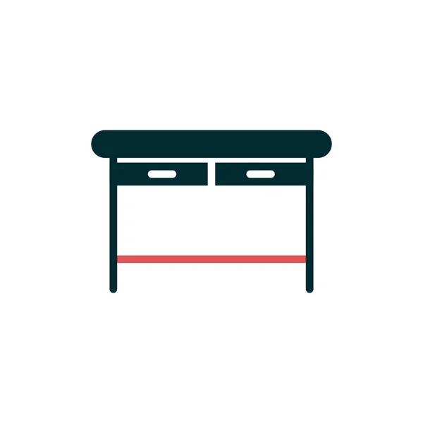 Desk Icon Vektor Für Ihr Web Und Mobiles App Design — Stockvektor