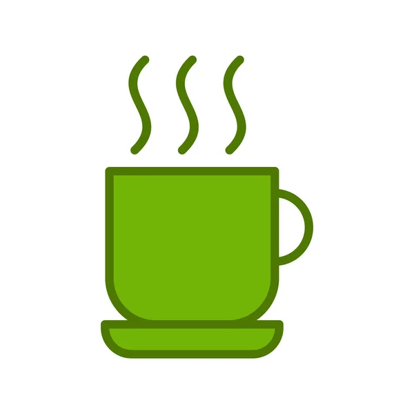 Icono Taza Ilustración Vector Simple — Archivo Imágenes Vectoriales