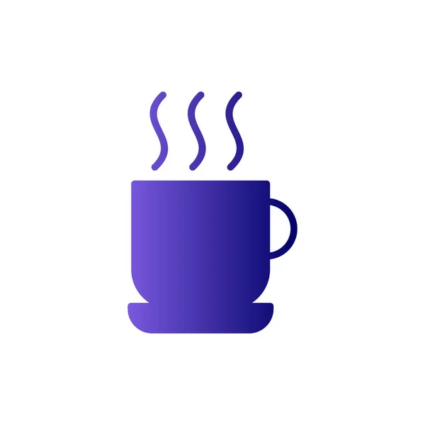 Thee Cup Icoon Eenvoudige Vector Illustratie — Stockvector