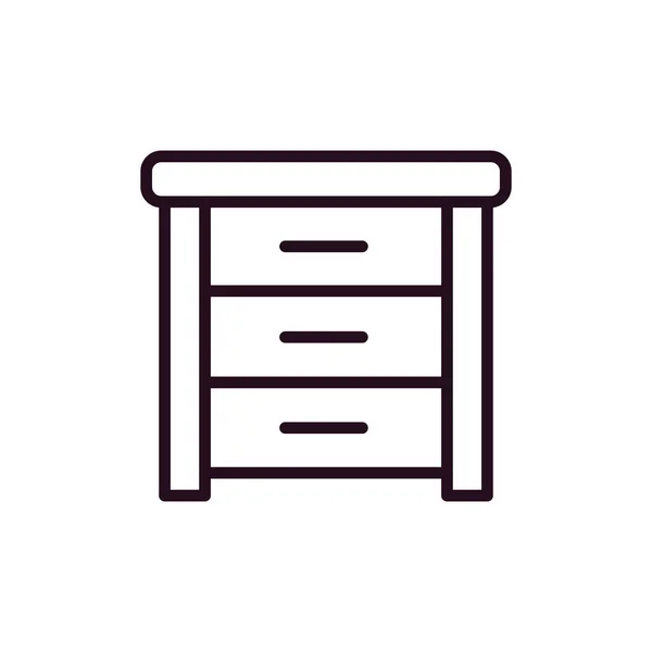 Table Appoint Icône Simple Illustration Vectorielle — Image vectorielle