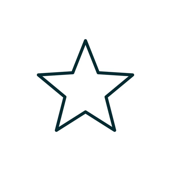 Estrela Ícone Simples Ilustração Vetorial —  Vetores de Stock
