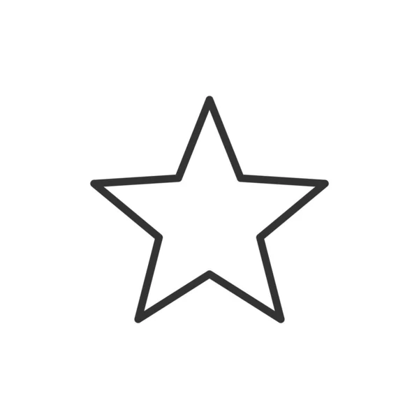 Star Simple Icon Vector Illustration — Stock Vector