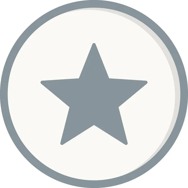 Estrella Icono Simple Ilustración Vectorial — Vector de stock