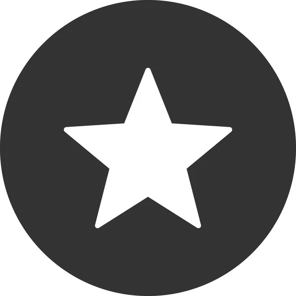 Estrella Icono Simple Ilustración Vectorial — Vector de stock