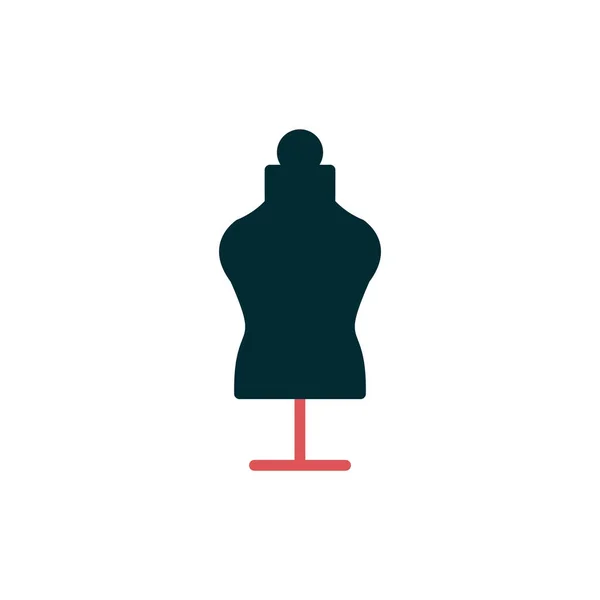 Maniquí Medida Icono Simple Ilustración Vectorial — Vector de stock