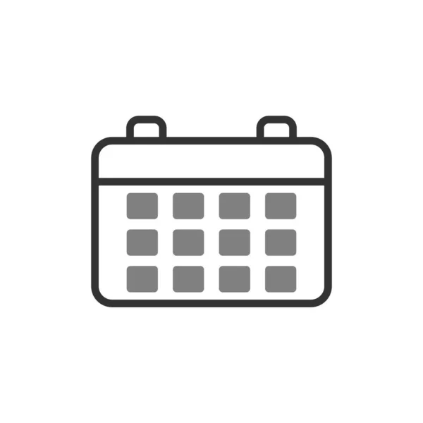 Calendar Icon Vector Illustration Design — Stock Vector