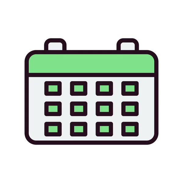 Calendar Icon Vector Illustration Design — 스톡 벡터
