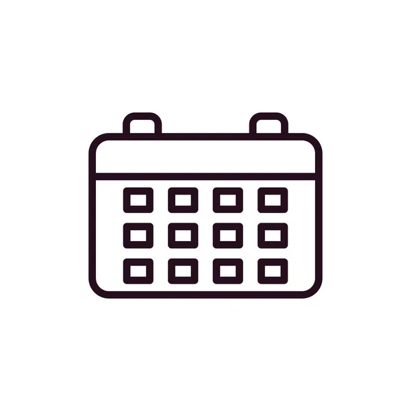 Calendar Web Icon Agenda Illustration — Wektor stockowy