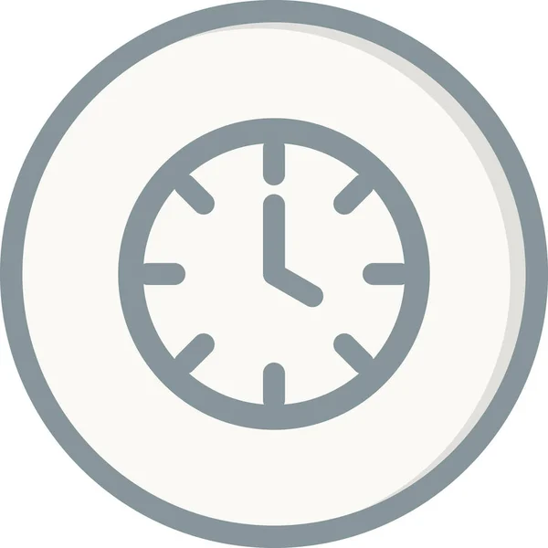 Vector Illustration Clock Icon — Stock Vector