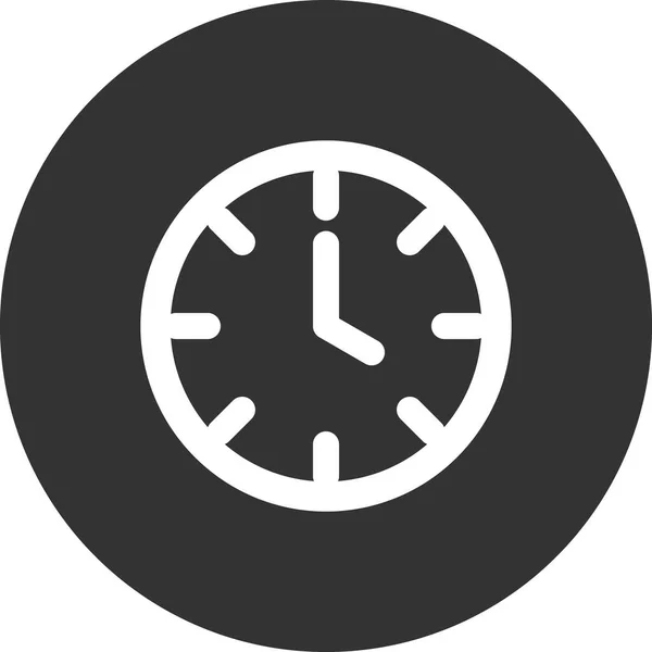 Vektor Illustration Des Uhr Symbols — Stockvektor