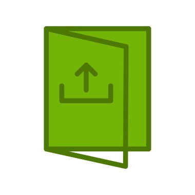 Basit simge, vektör illüstrasyonundan çık