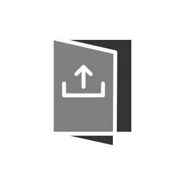 Basit simge, vektör illüstrasyonundan çık