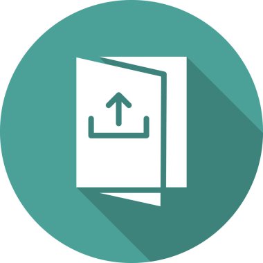 Basit simge, vektör illüstrasyonundan çık