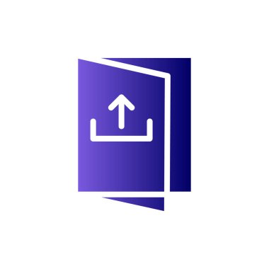 Basit simge, vektör illüstrasyonundan çık