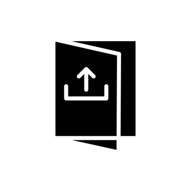 Basit simge, vektör illüstrasyonundan çık